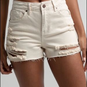 White Tillys Shorts